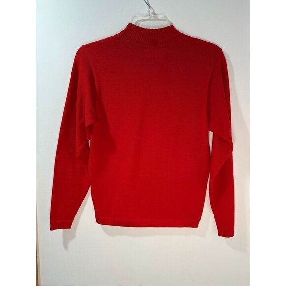 Pendleton Virgin Wool women’s red sweater size Small Petite #45-1739 - Picture 4 of 4